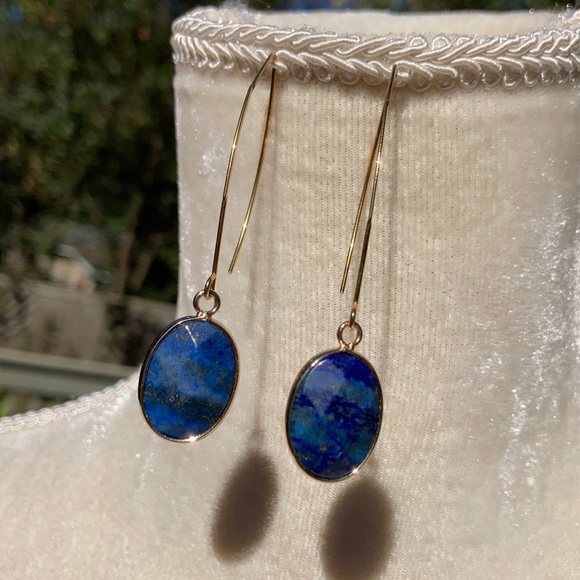 Lapis Dangles - Picture 2 of 11